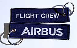 Schlüsselanhänger: Airbus Flight Crew - blau