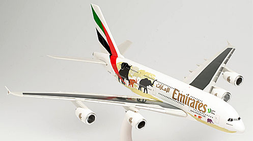 Flugzeugmodelle: Emirates - United for Wildlife - Airbus A380 - 1:250