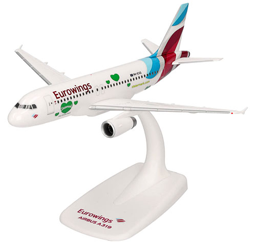 Flugzeugmodelle: Eurowings - Steiermark - Airbus A319 - 1:200