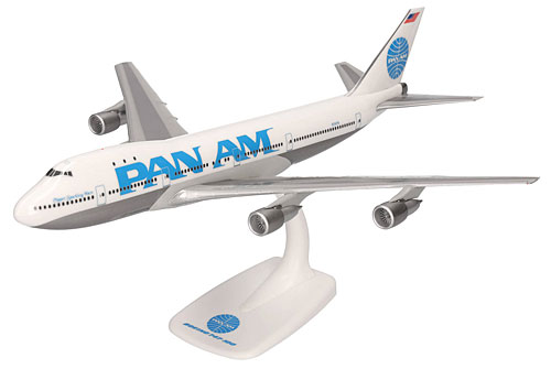 Flugzeugmodelle: Pan Am - Boeing 747-100 - 1:250