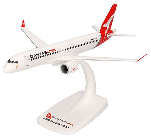 Flugzeugmodelle: QantasLink - Airbus A220-300 - 1:200