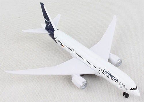 Spielzeug: Lufthansa Boeing B787 Dreamliner Spielzeugmodell