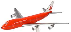 Flugzeugmodelle: Braniff - Boeing 747-100 - 1:250
