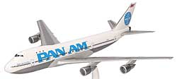 Flugzeugmodelle: Pan Am - Boeing 747-100 - 1:250